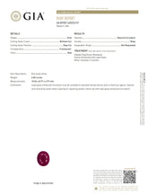 Natural Ruby – Certified by GIA | 4.00 Carats | Heated & Lead Glass Filled | Report No. 6485554749